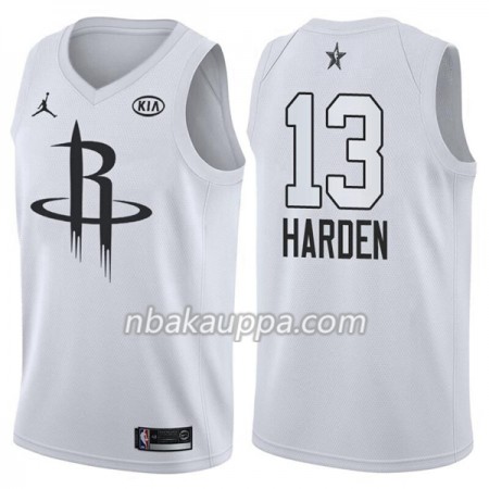Houston Rockets James Harden 13 2018 Kaikki tähti Jordan Brand Valkoinen Pelipaidat Swingman - Miesten